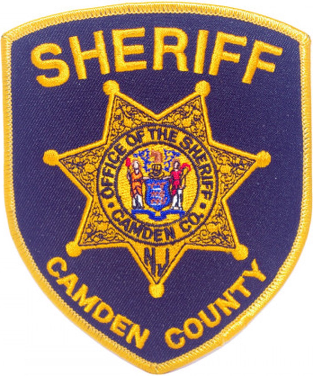 Camden County Sheriff geborduurde patch embleem | Opnaai